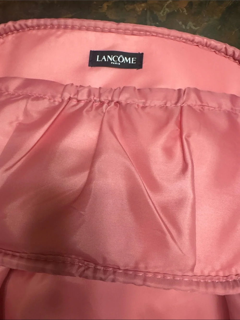 Lancôme Pink Cosmetic Travel Case